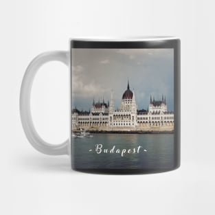 Hungarian Parliament in Budapest Mug